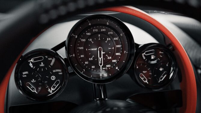 Koenigsegg CC850: Για προσέξτε τι αναγράφει το κοντέρ