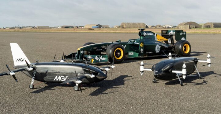 Η Formula 1 έχει οδηγήσει στη χρήση σύνθετων υλικών και τεχνικών που είναι πρόκληση για τα eVTOL