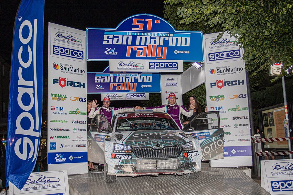 rally San Marino και τερματισμός για τους Παυλίδη-Χάριμαν 