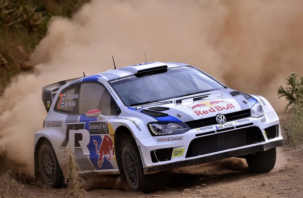 Νίκη στο Ράλι Ακρόπολις του 2013 για τους Λάτβαλα-Άντιλα με Volkswagen Polo WRC