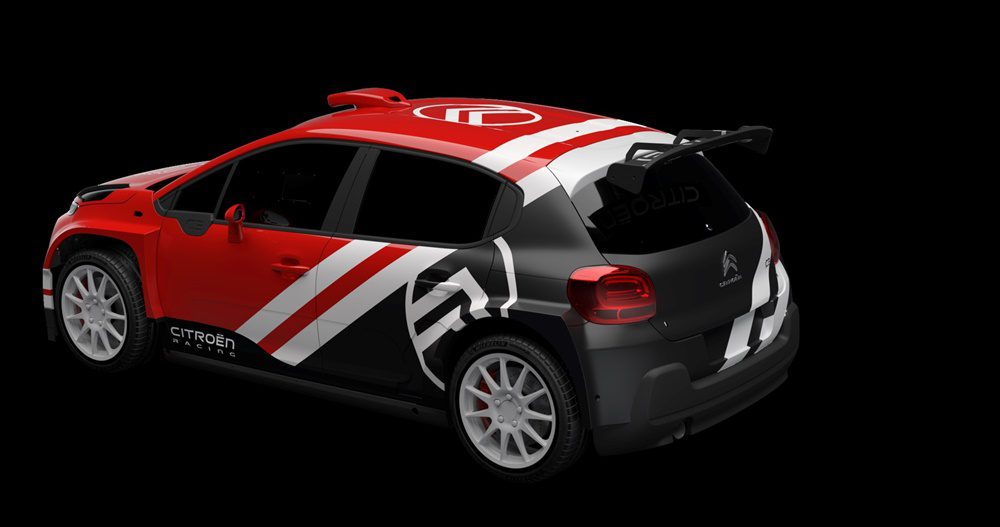 Τριχρωμία στο Citroen C3 Rally2 του 2024