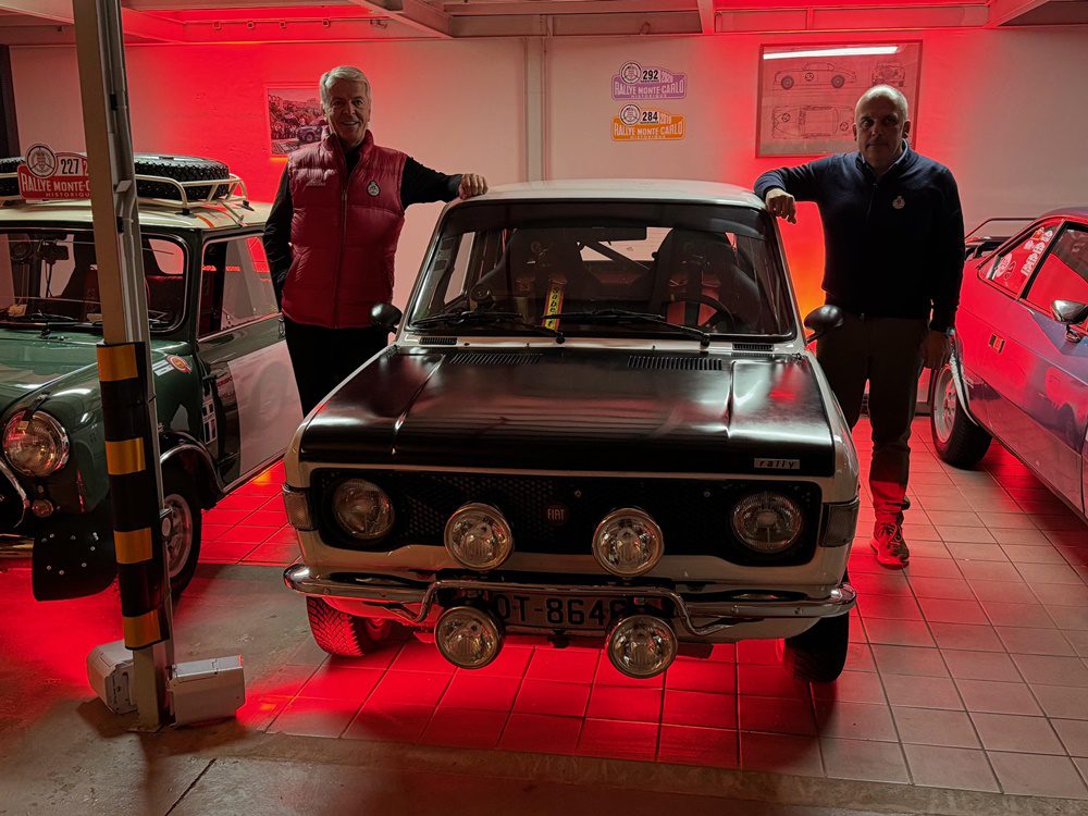 Ιστορικό ράλι Μόντε Κάρλο, το Fiat των Αλεβιζόπουλου-Παλυβού