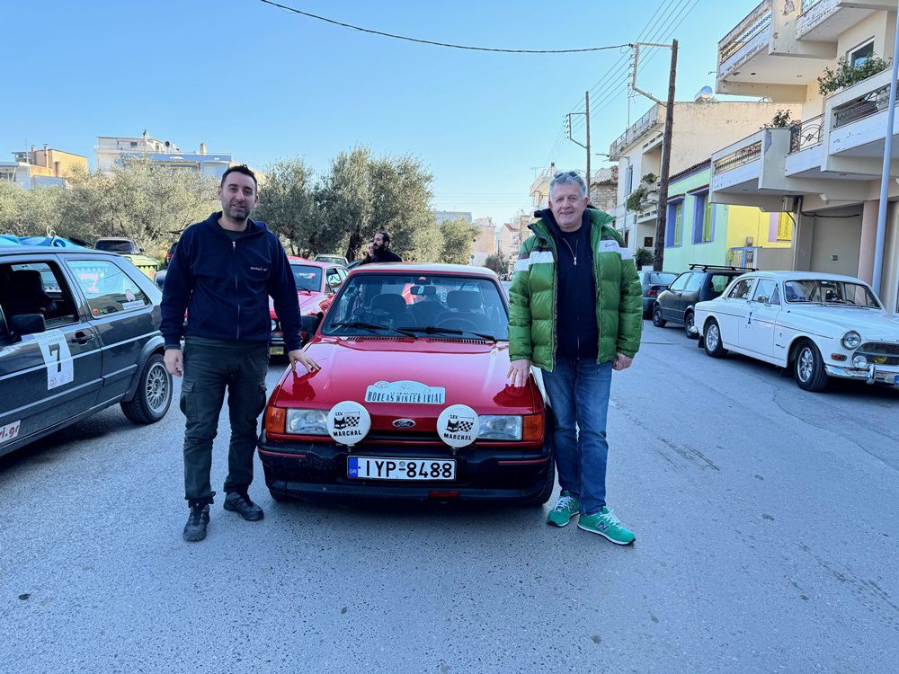40 χρονών το Ford Fiesta XR2 που συμμετείχαν οι Σταυρόπουλος-Πανόπουλος στο regularity 