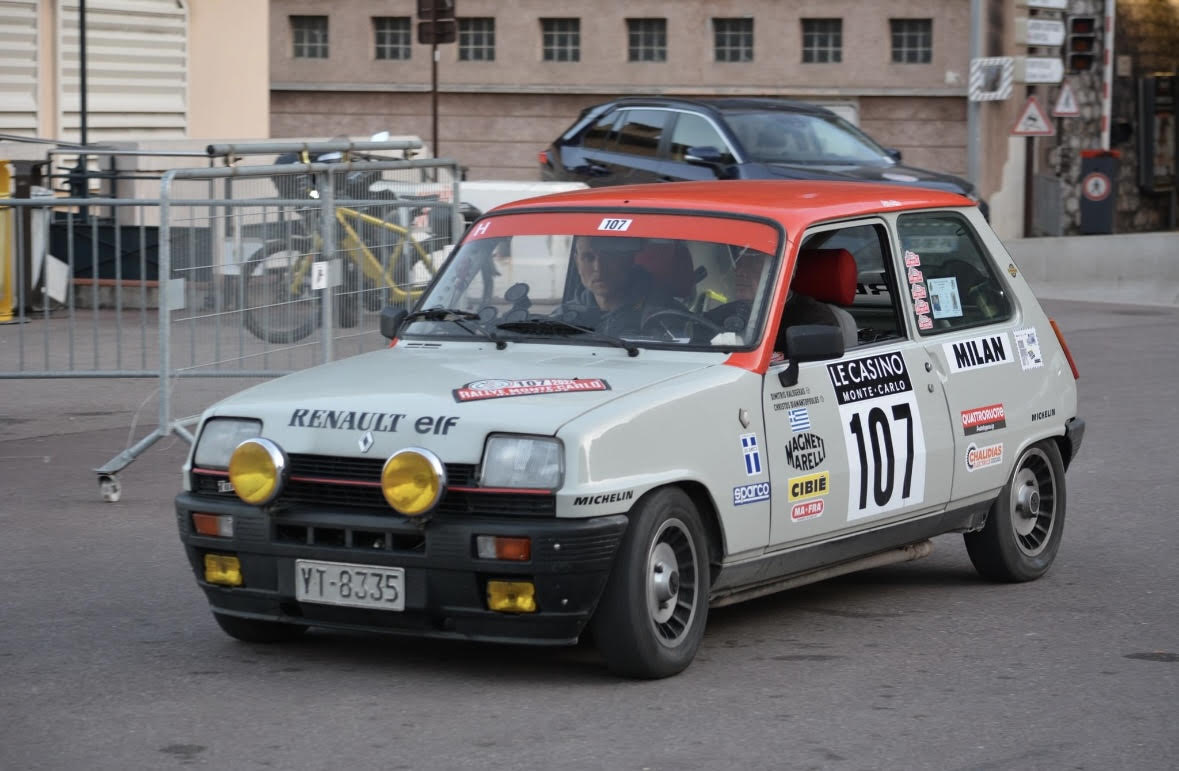Ιστορικό ράλι Μόντε Κάρλο, Καλογεράς-Διαμαντόπουλος με Renault 5 Alpine Turbo 