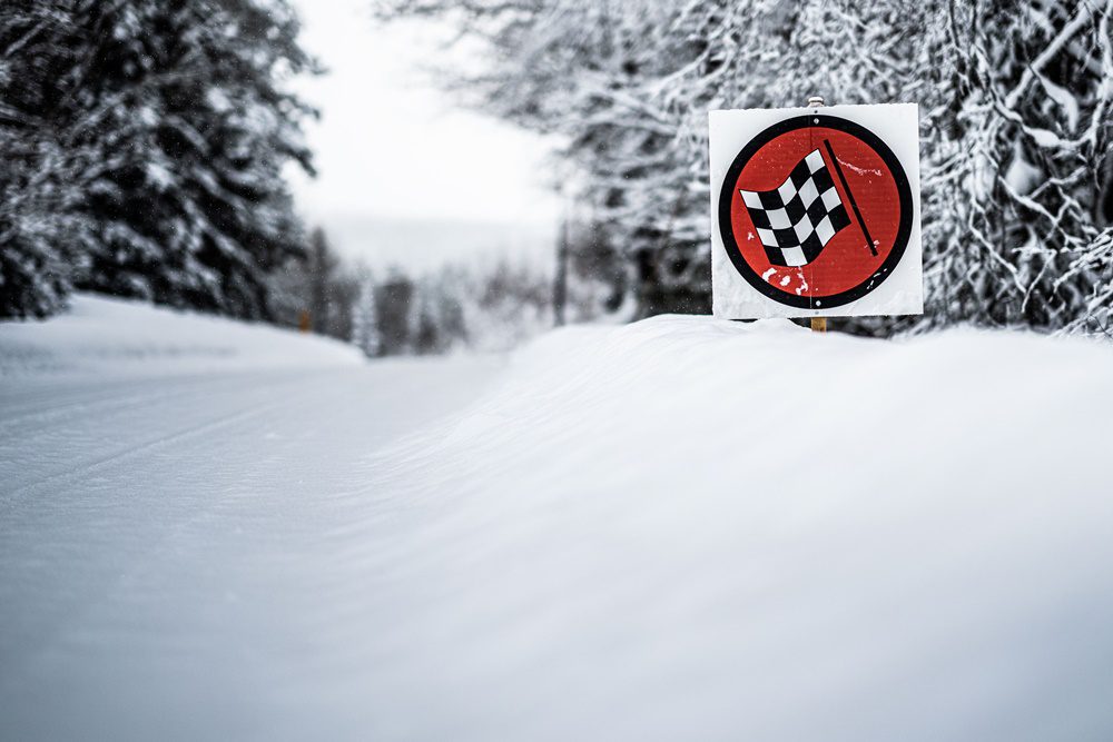 Θαμμένες στο χιόνι οι πινακίδες του WRC Σουηδίας  