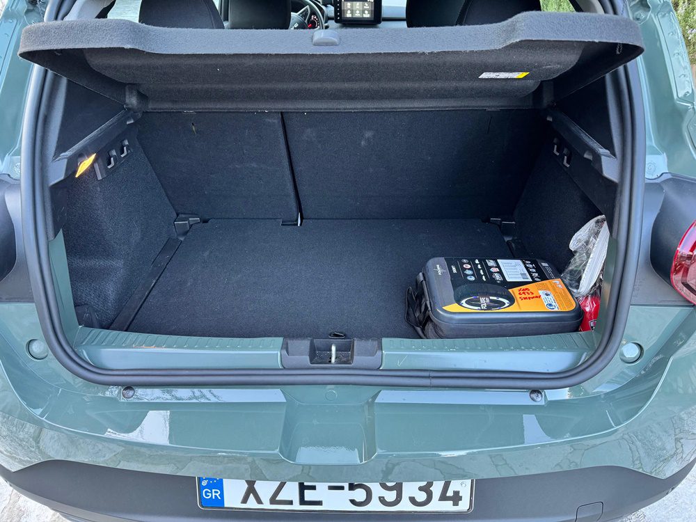 Ο χώρος των αποσκευών στο Dacia Sandero