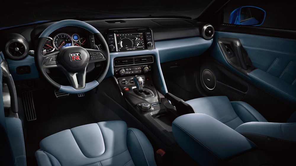 To cockpit της ειδικής έκδοσης του Nissan GT-R