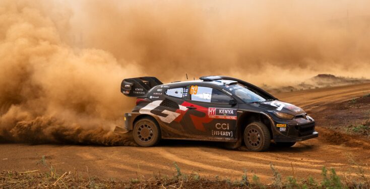 O Ροβάνπερα προηγείται στο WRC της Αφρικής